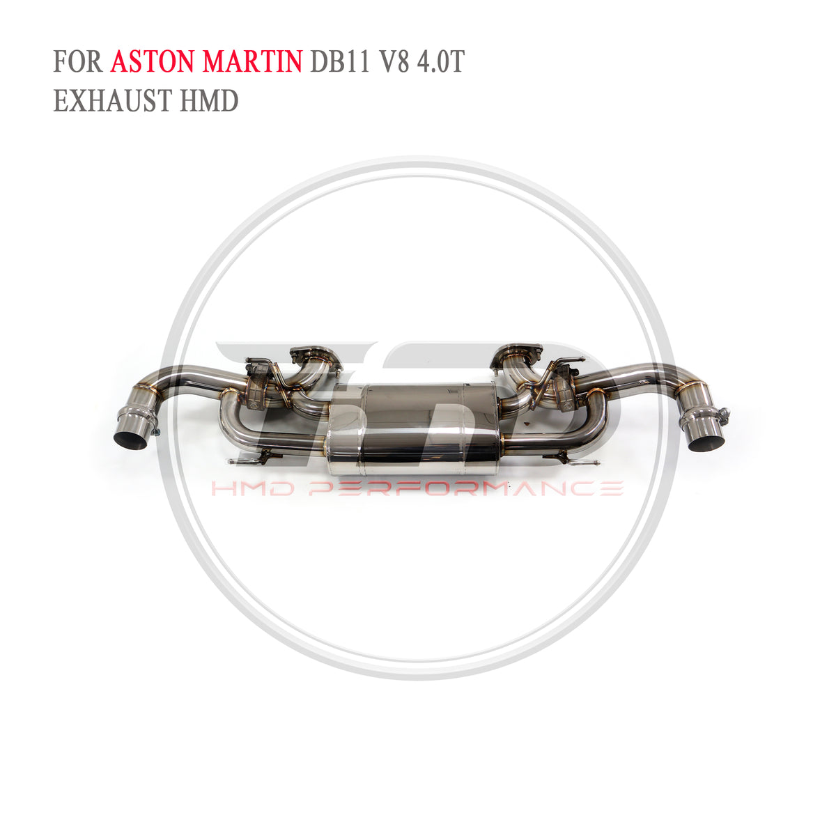 Aston Martin DB11 V8 4.0T Full Set Valved Catback SUS304 Racing Grade Exhaust System - 4