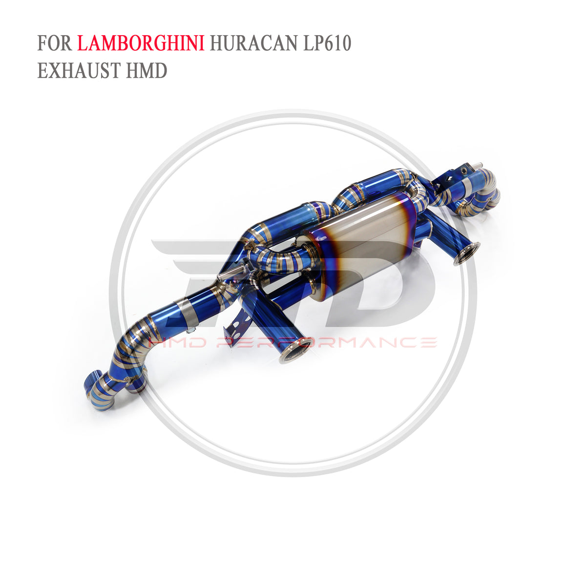Lamborghini Huracan LP580-2 LP610-4 Valved Catback Titanium Racing Grade Exhaust System - 6