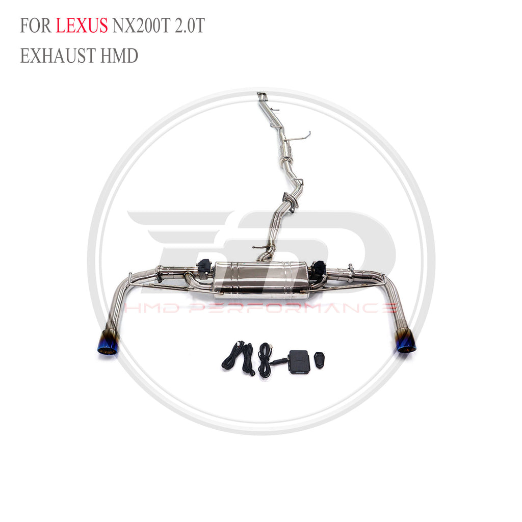 Lexus NX200t 2.0T catback SUS304 Racing Grade Exhaust System - 3