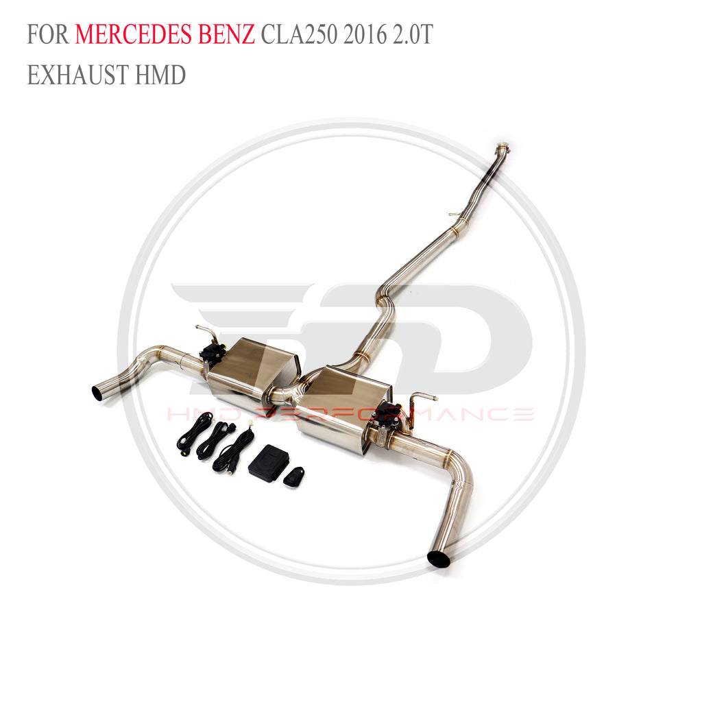 Mercedes-Benz CLA250 2016 2.0T catback SUS304 Sport Exhaust System - 5