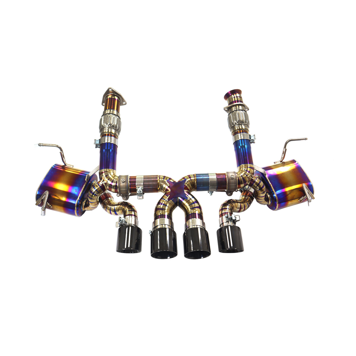 Corvette C8 Z06 Valved Axle-Back Titanium Racing Grade Exhaust System - 1