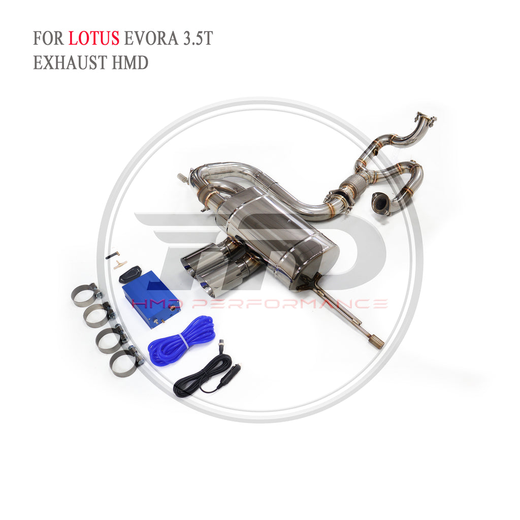 Lotus Evora 3.5T Full Set Valved Catback SUS304 Racing Grade Exhaust System - 2