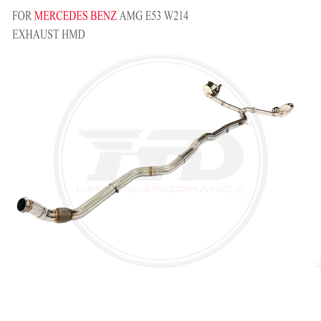 Mercedes-Benz AMG E53 W214 2024 Valved Catback SUS304 Racing Grade Exhaust System - 5