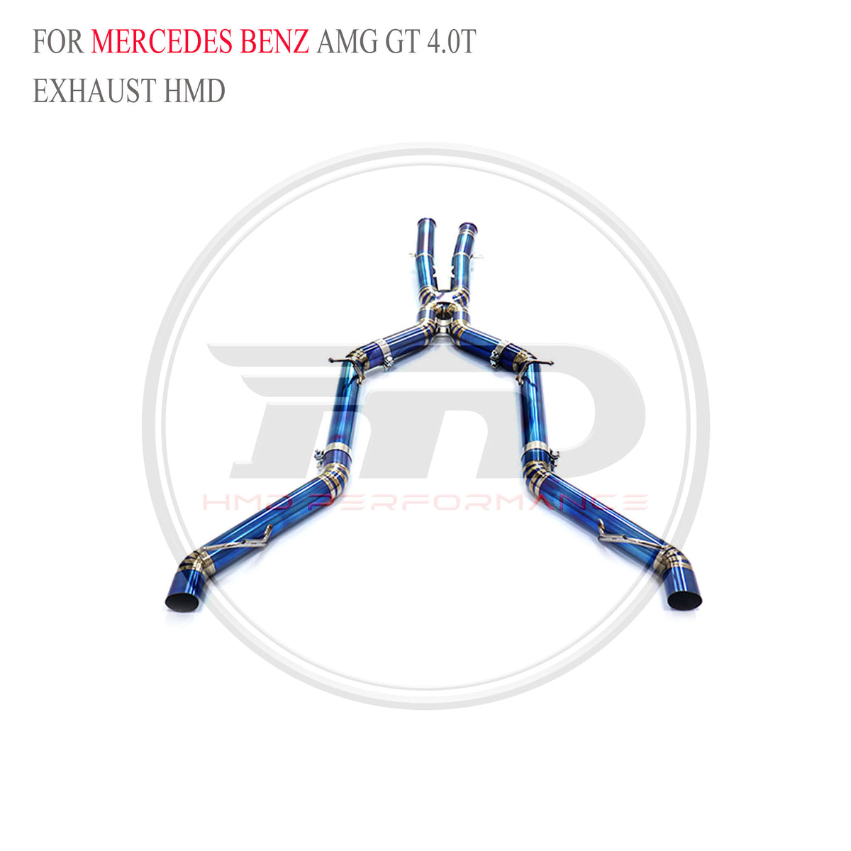 Mercedes-Benz AMG GT 4.0T Straight Catback Titanium Racing Grade Exhaust System - 2