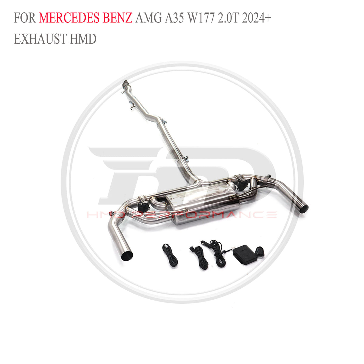 Mercedes-Benz AMG A35 W177 2.0T 2024 catback SUS304 Sport Exhaust System - 5