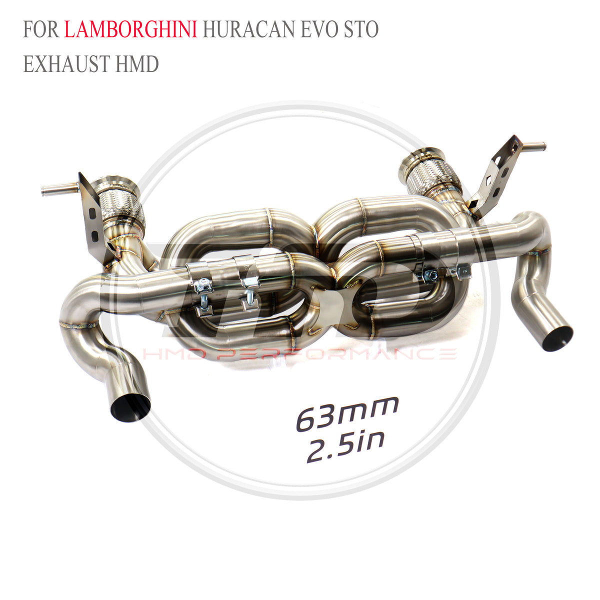 Lamborghini Huracan EVO STO catback with X pipe SUS304 Racing Grade Exhaust System - 6