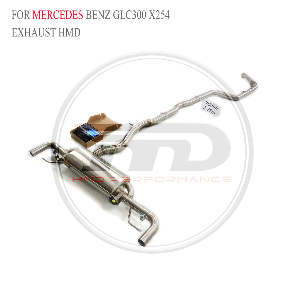 Mercedes-Benz GLC300 X254 Valved Catback SUS304 Racing Grade Exhaust System - 4
