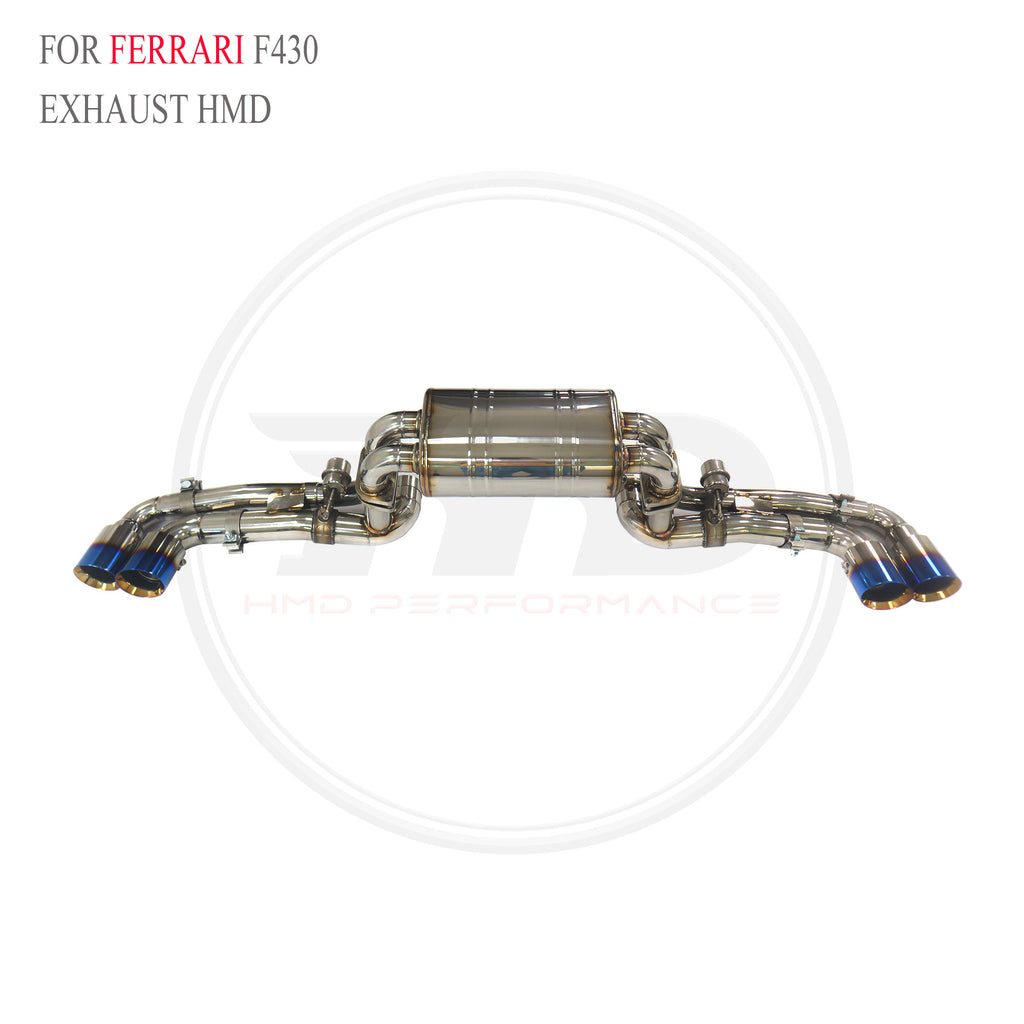 Ferrari F430 4.3L Valved Axle-Back SUS304 Racing Grade Exhaust System - 2