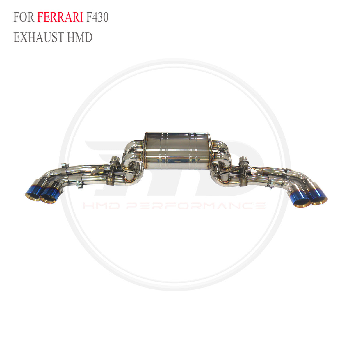 Ferrari F430 4.3L Valved Axle-Back SUS304 Racing Grade Exhaust System - 2