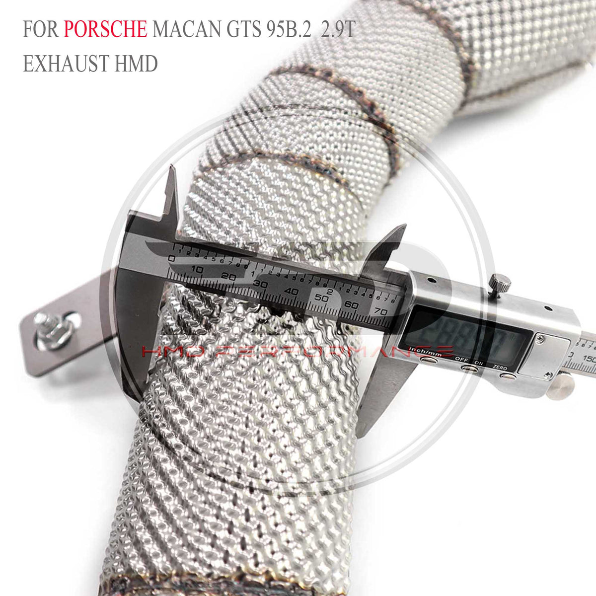 Porsche Macan GTS 95B.2 2.9T 2019-2021 Stainless Steel Downpipe - 4