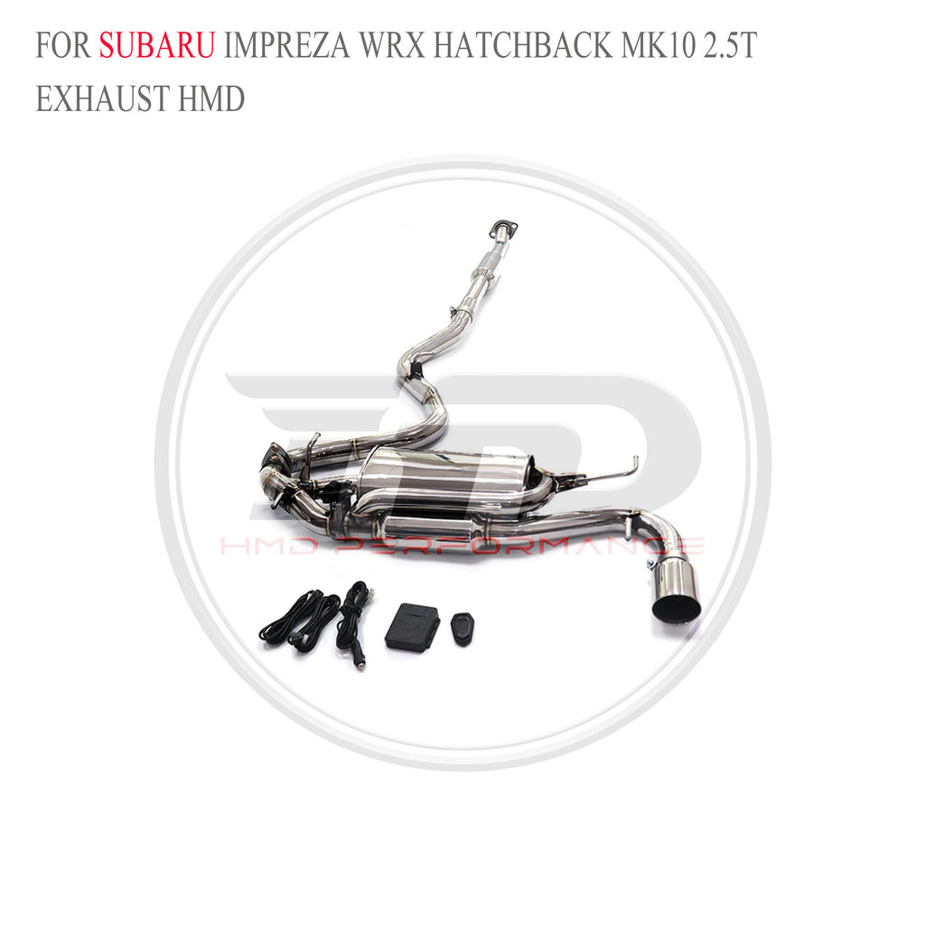 Subaru Impreza WRX Hatchback MK10 2.5T catback SUS304 Racing Grade Exhaust System - 3