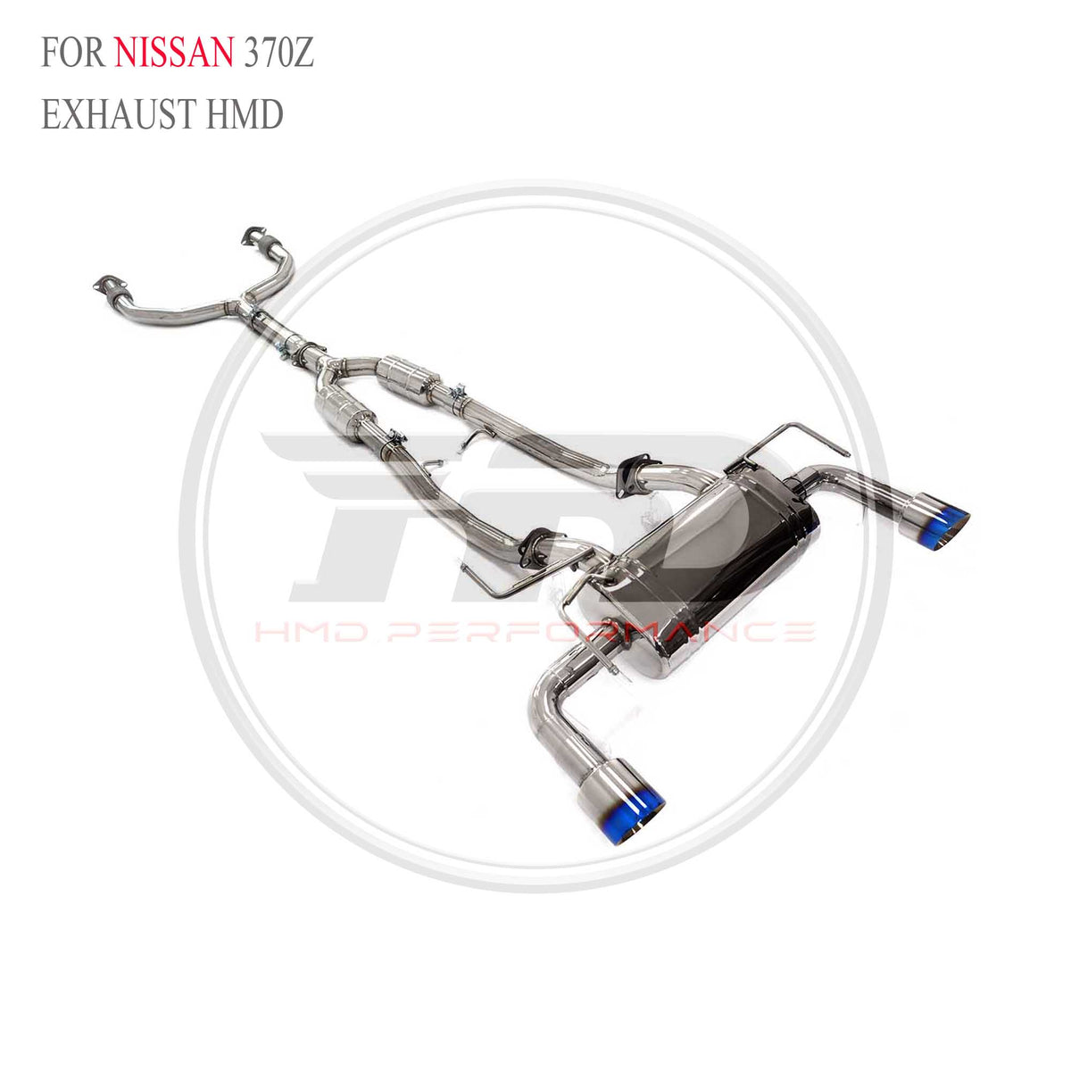 Nissan 370z Straight Catback SUS304 Racing Grade Exhaust System - 5