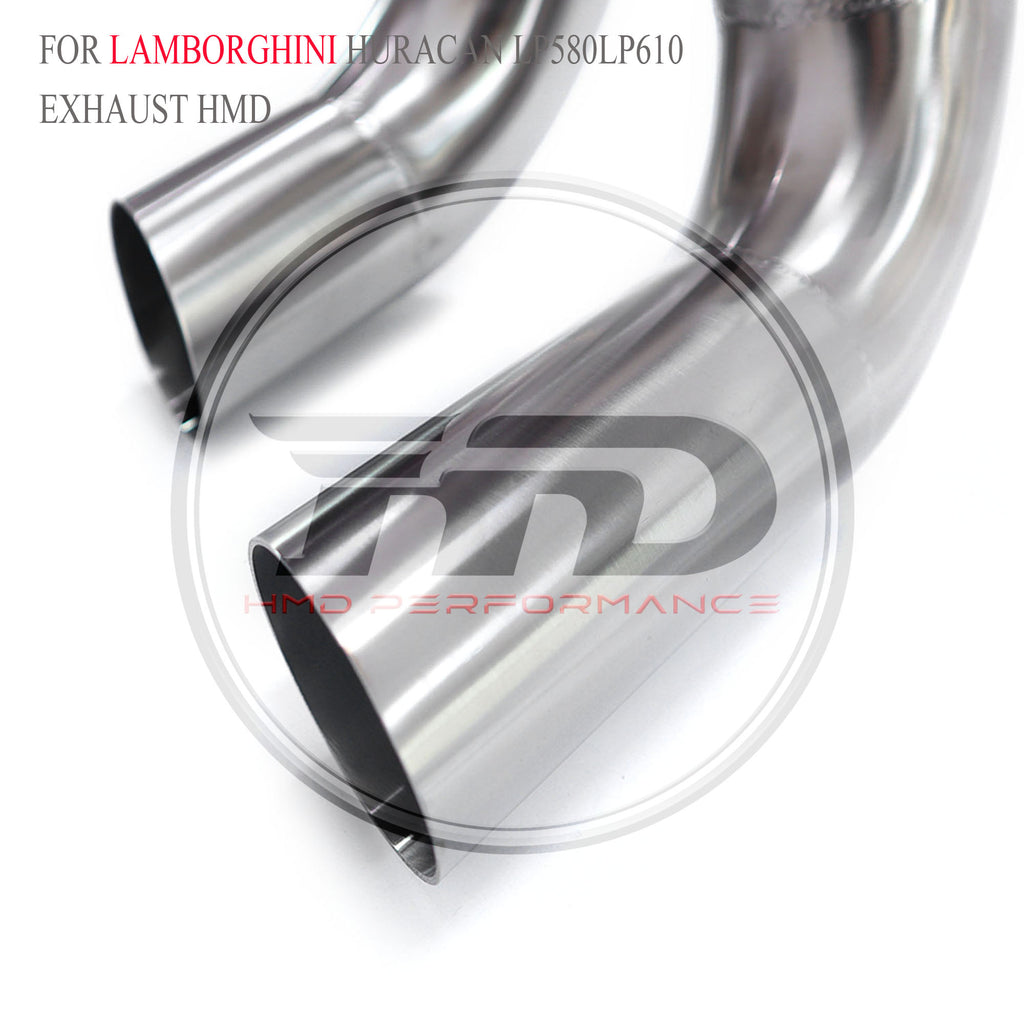 Lamborghini catback SUS304 Straight Sport Exhaust System - 5