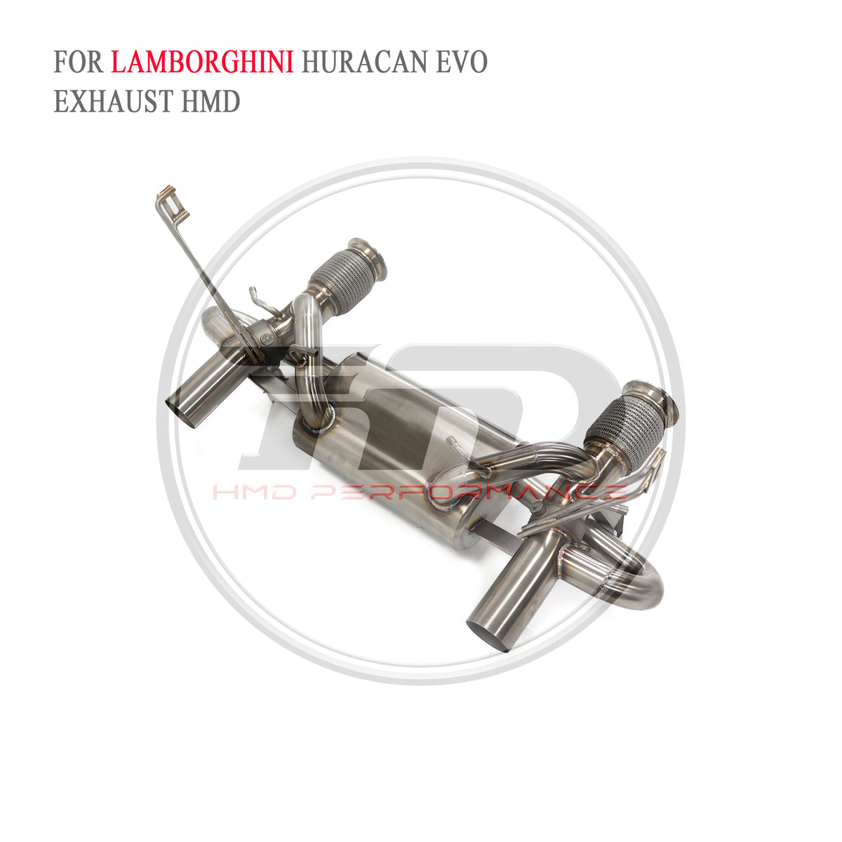 Lamborghini EVO Valved Catback SUS304 Racing Grade Exhaust System - 3