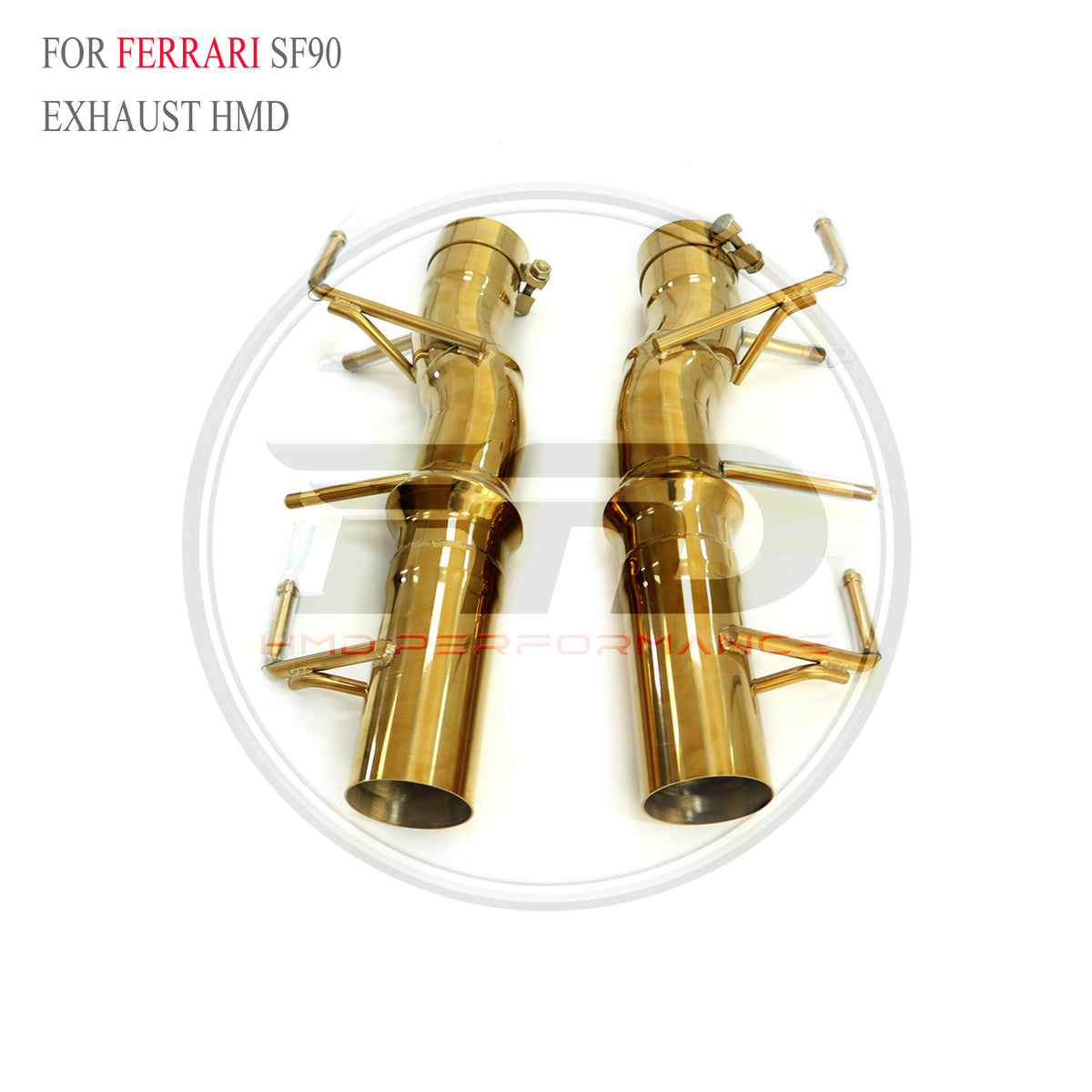 Ferrari SF90 catback SUS304 Straight Sport Exhaust System - 3