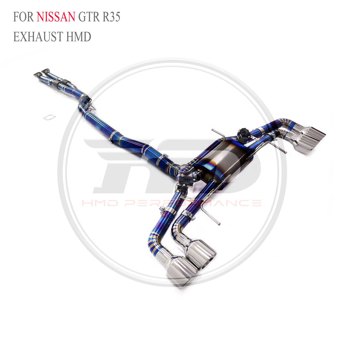 Nissan GT-R R35 catback Titanium Racing Grade Exhaust System - 3