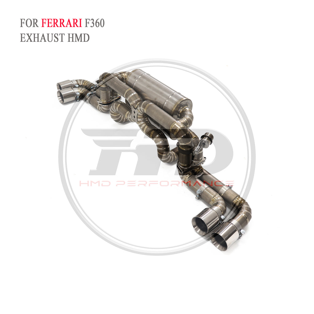 Ferrari F360 Valved Catback Titanium Racing Grade Exhaust System - 2