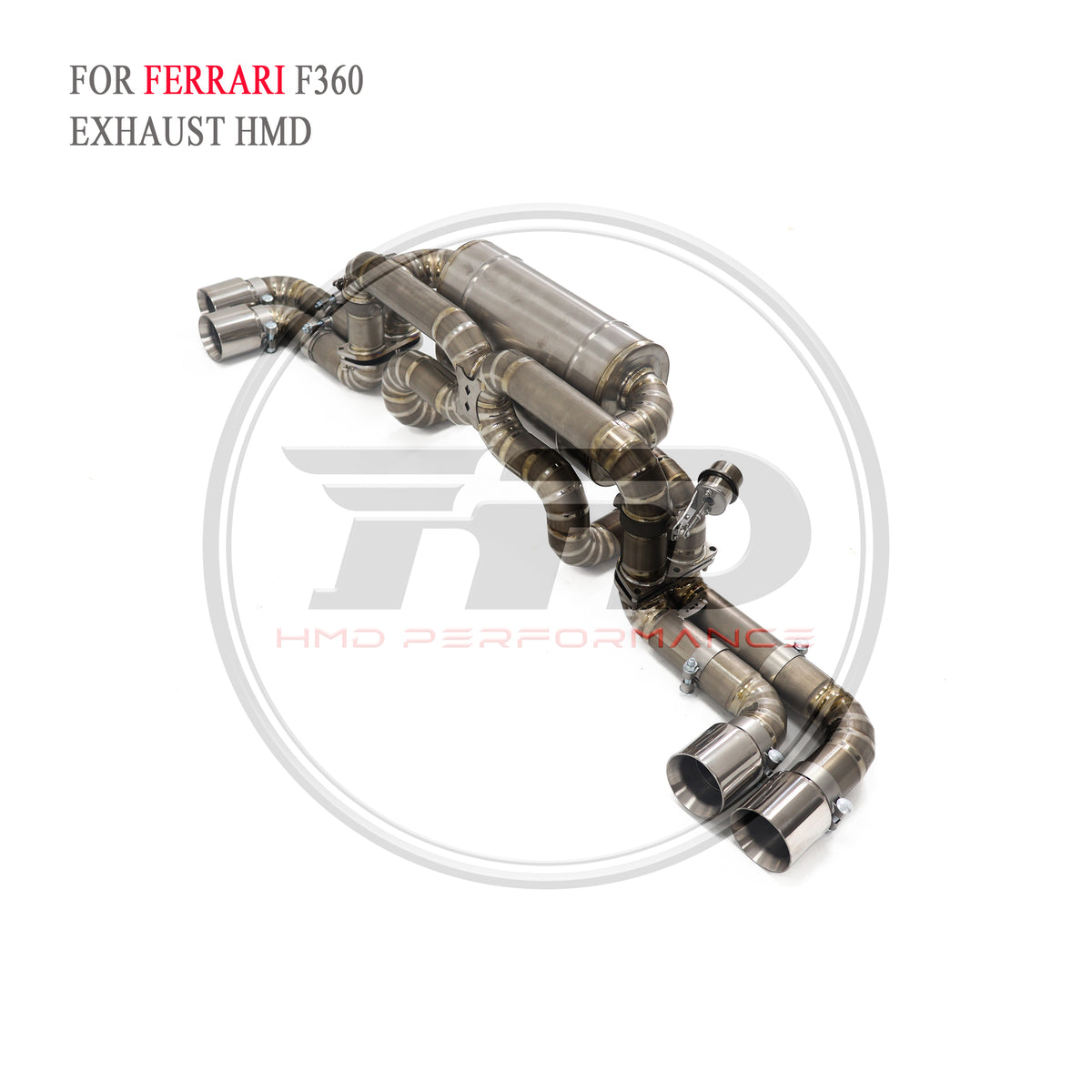 Ferrari F360 Valved Catback Titanium Racing Grade Exhaust System - 2
