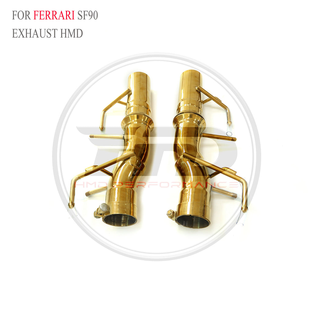 Ferrari SF90 catback SUS304 Straight Sport Exhaust System - 2