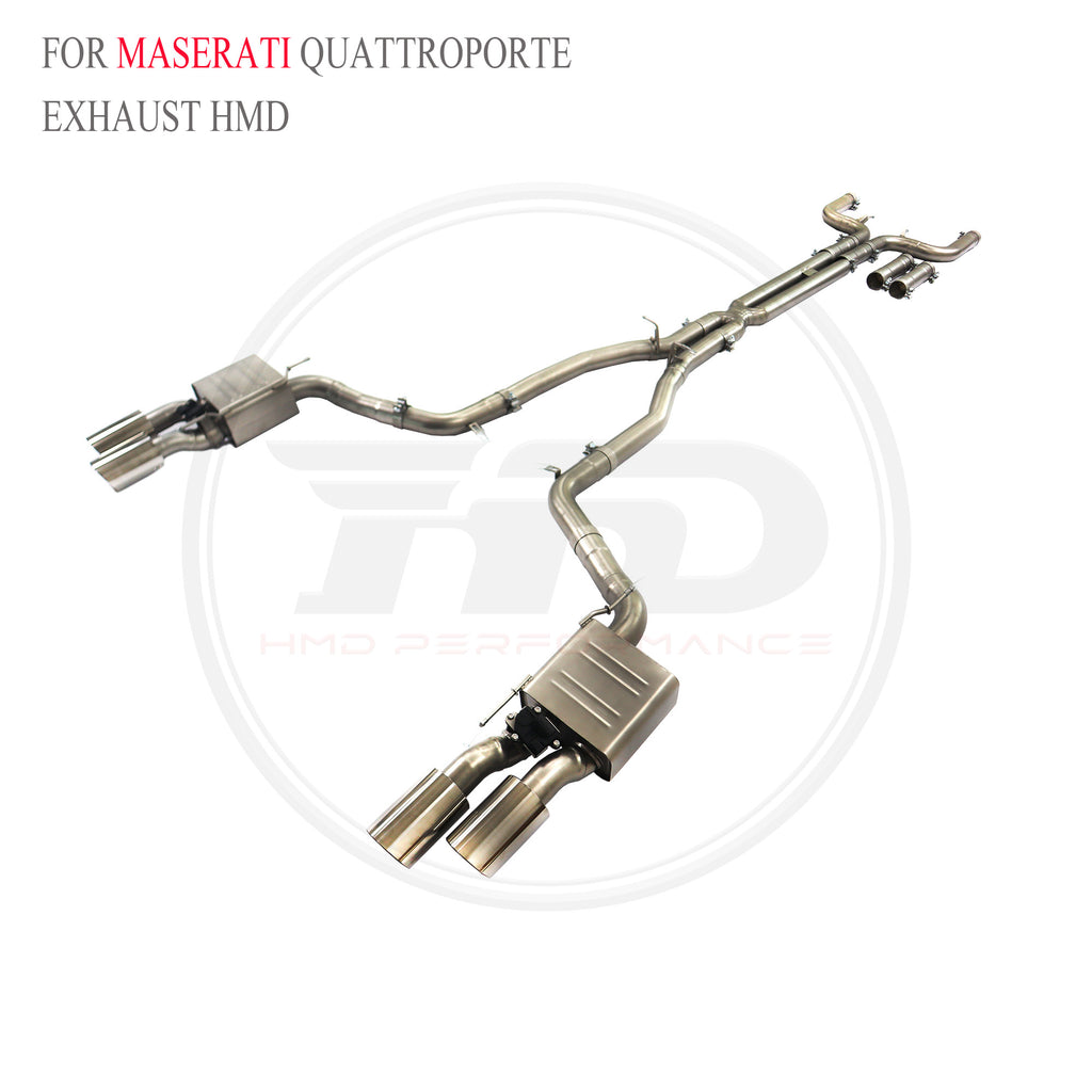Maserati Quattroporte 3.8T Valved Catback SUS304 Racing Grade Exhaust System - 6