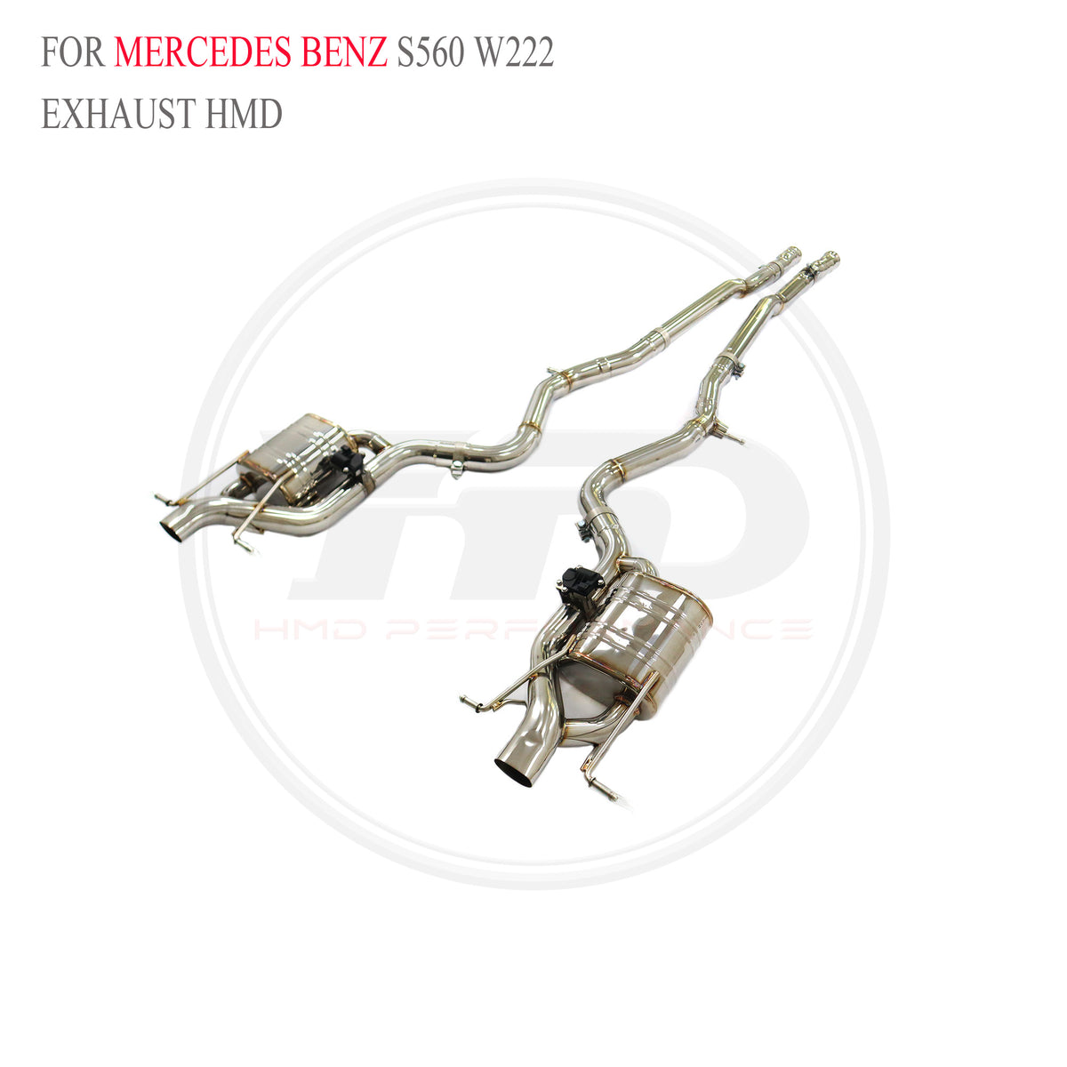 Mercedes-Benz S560 W222 4.0T catback SUS304 Racing Grade Exhaust System - 6