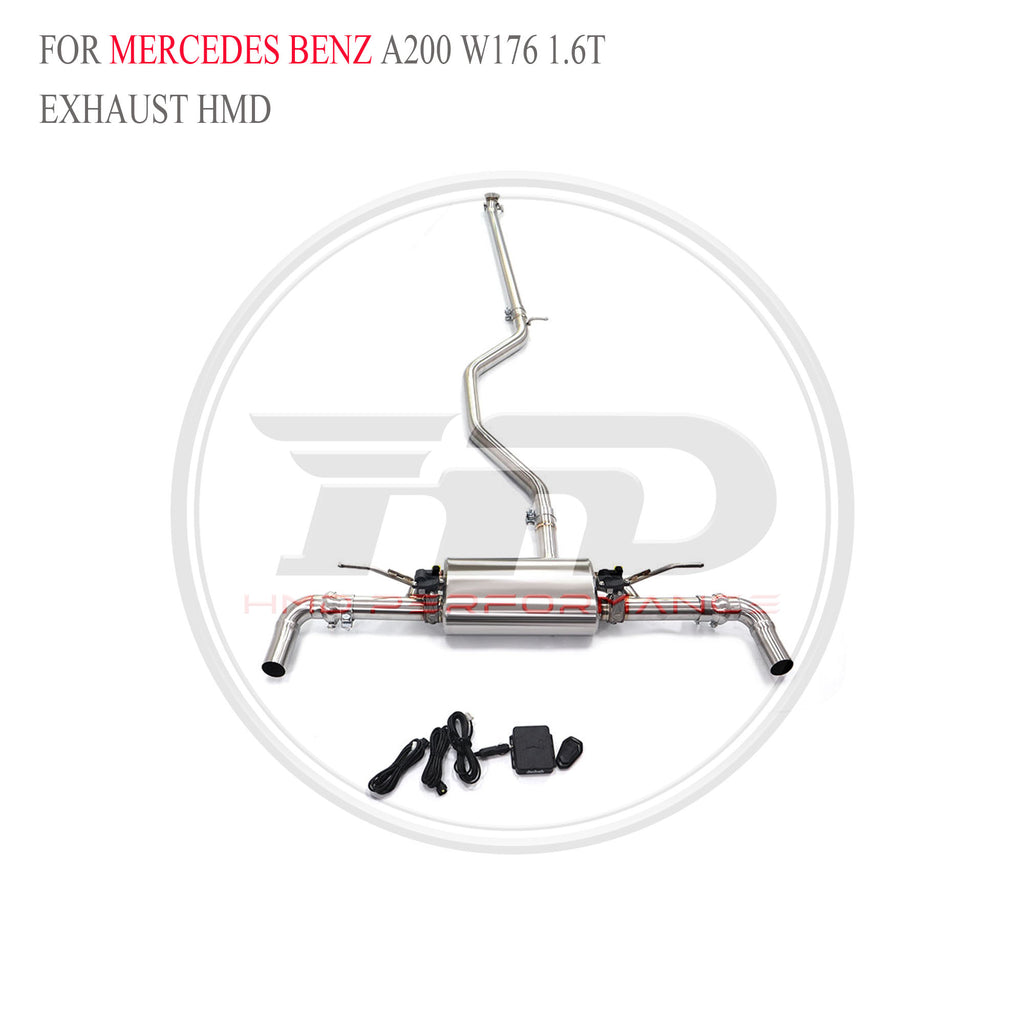 Mercedes-Benz A200 W176 1.6T catback SUS304 Racing Grade Exhaust System - 3