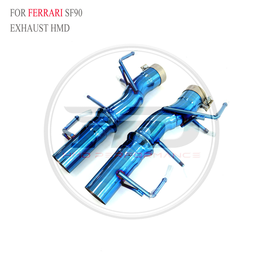 Ferrari SF90 Straight Catback SUS304 Racing Grade Exhaust System - 6