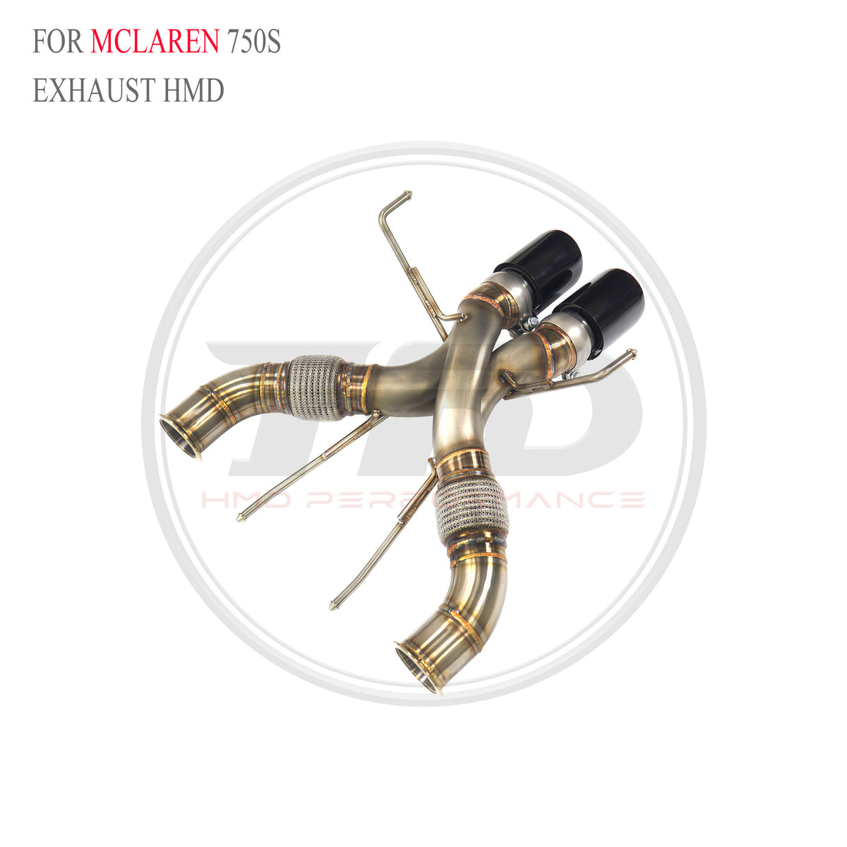 McLaren 750S Straight Axle-Back SUS304 Racing Grade Exhaust System - 4