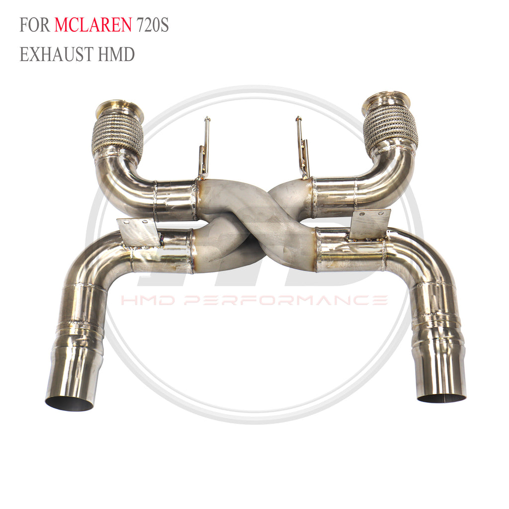 McLaren 720S Straight Axle-Back SUS304 Racing Grade Exhaust System - 5