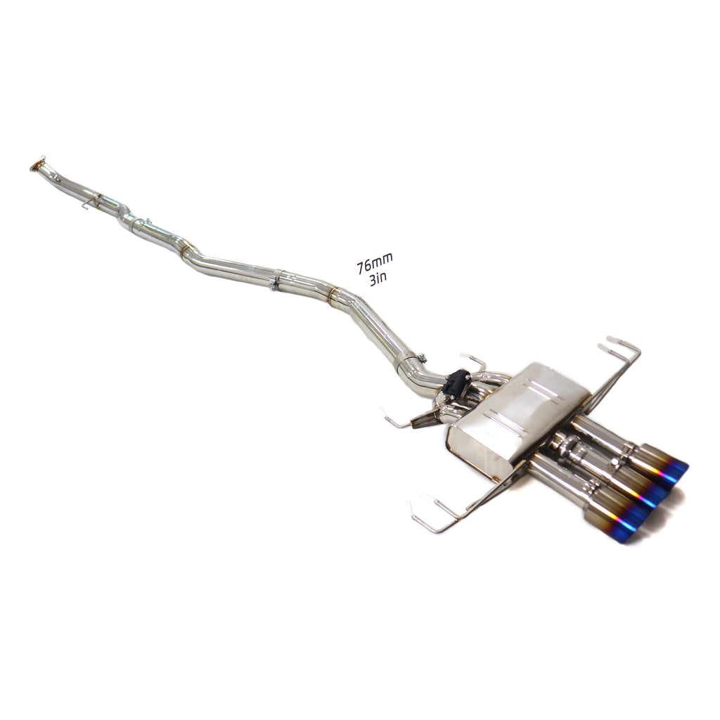Honda Civic Type-R FK8 Valved Catback SUS304 Racing Grade Exhaust System - 1
