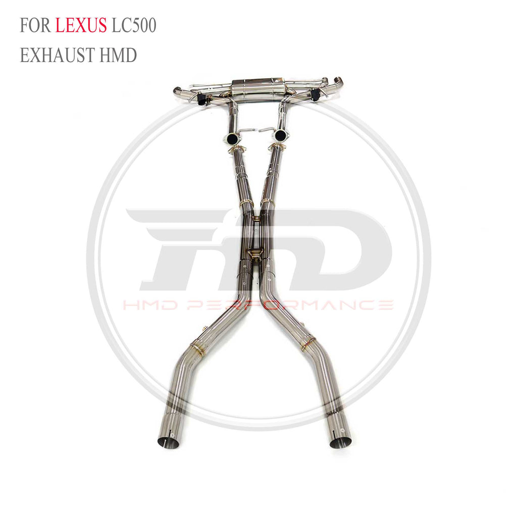 Lexus LC500 catback SUS304 Racing Grade Exhaust System - 6