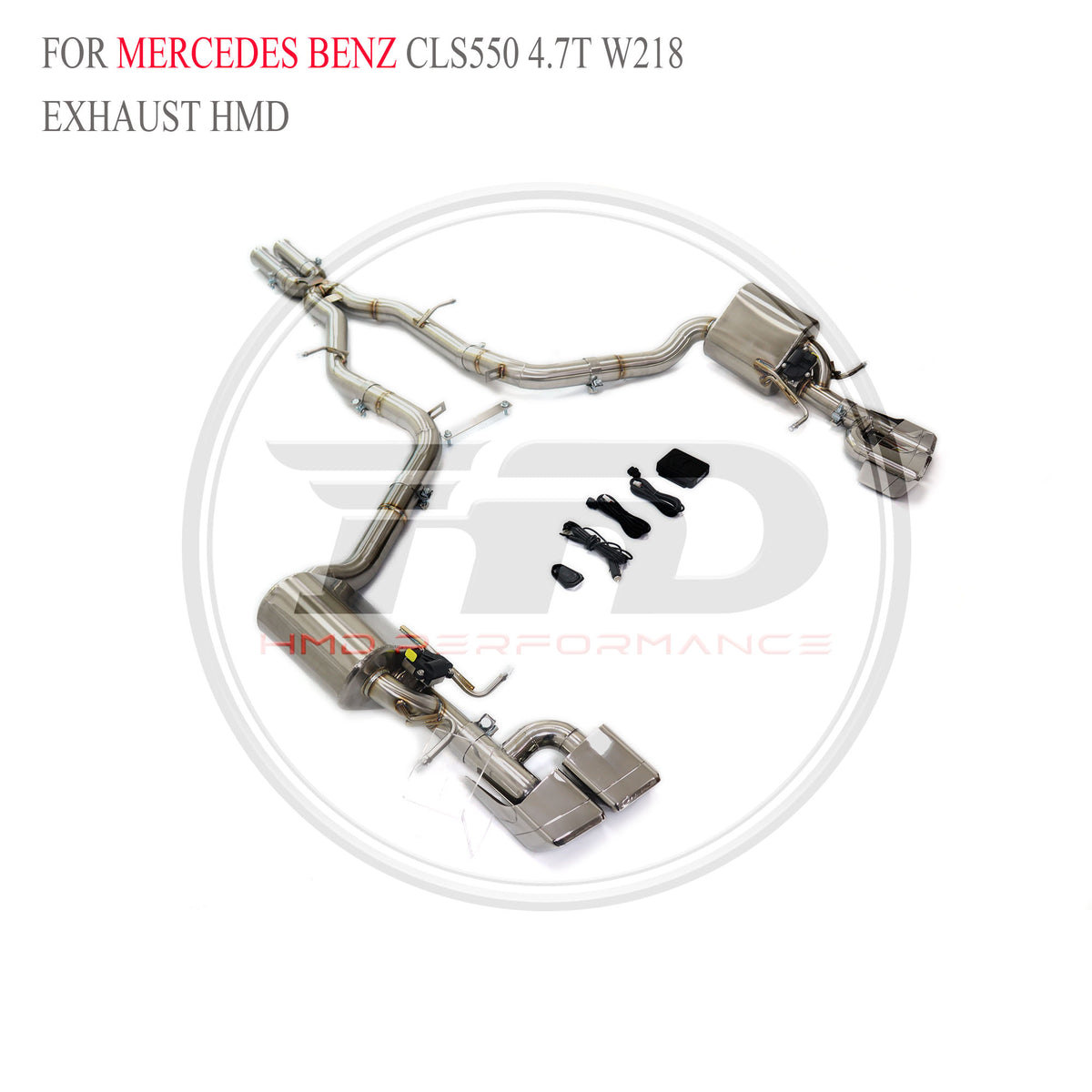 Mercedes-Benz CLS550 4.7T W218 catback SUS304 Racing Grade Exhaust System - 5