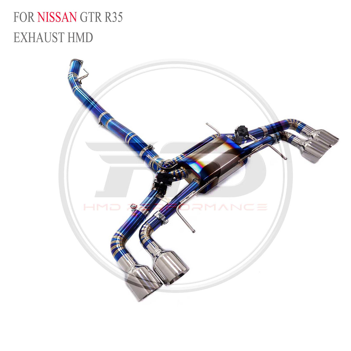 Nissan GT-R R35 catback Titanium Sport Exhaust System - 3