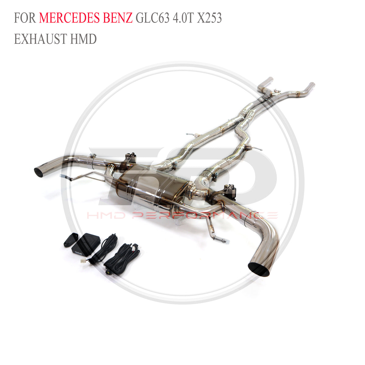 Mercedes-Benz GLC63 4.0T X253 catback SUS304 Racing Grade Exhaust System - 6
