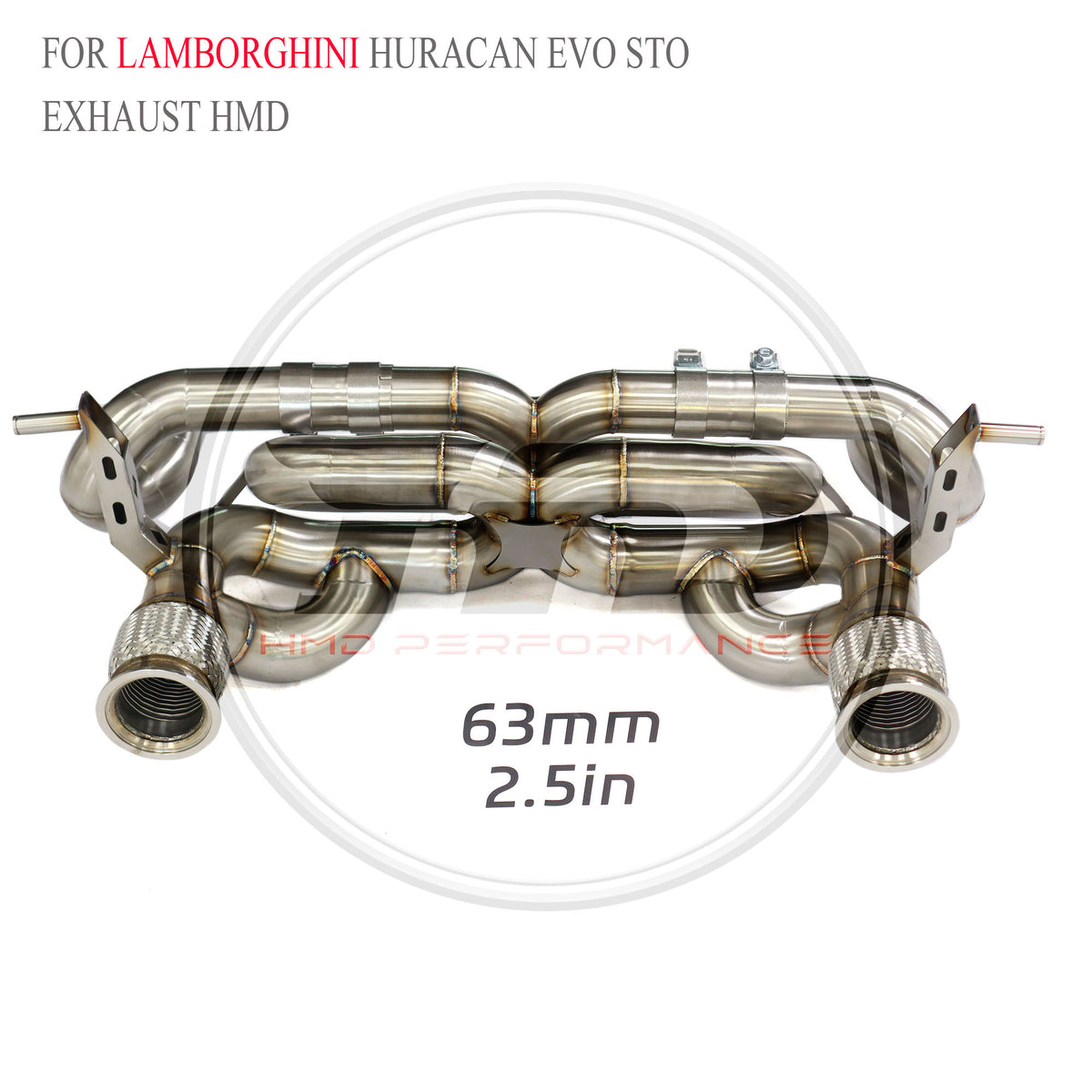 Lamborghini Huracan EVO STO catback with X pipe SUS304 Racing Grade Exhaust System - 4