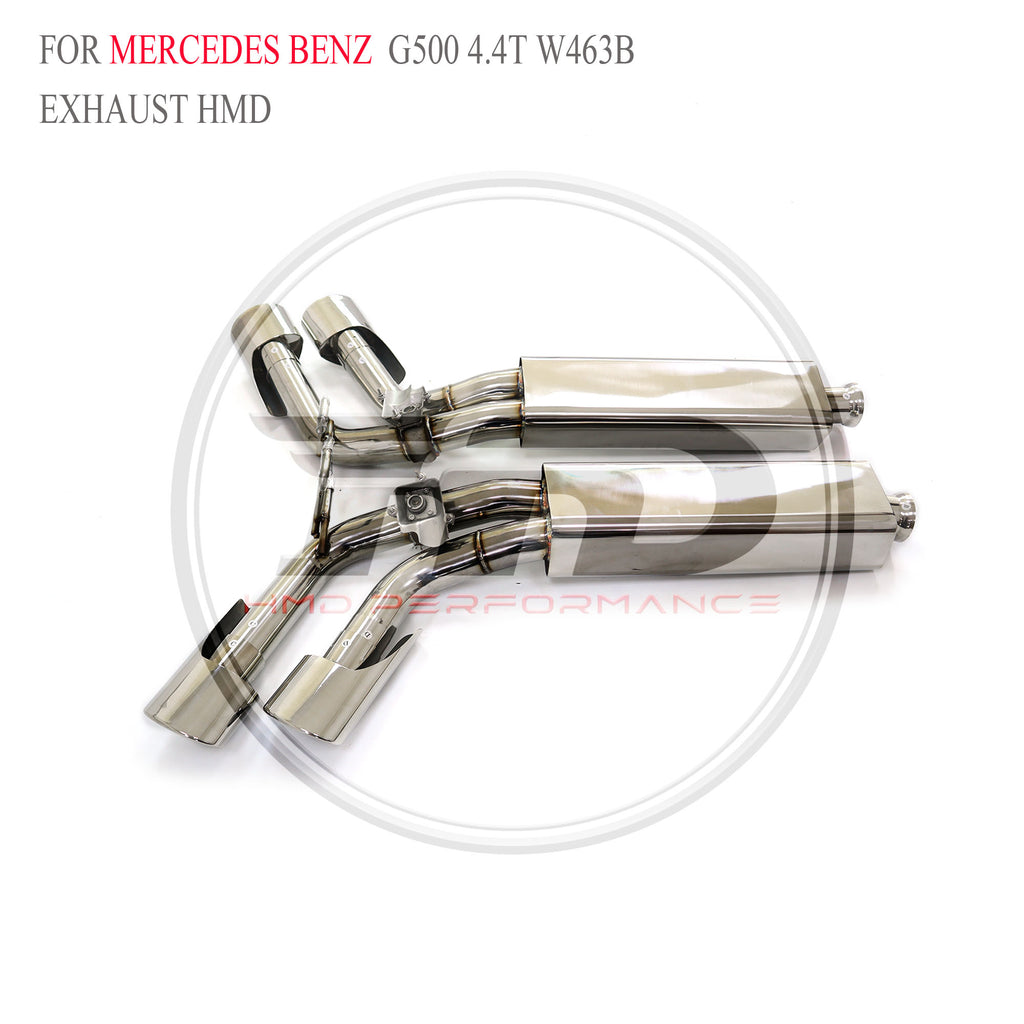 Mercedes-Benz G500 4.4T W463B catback SUS304 Sport Exhaust System - 5