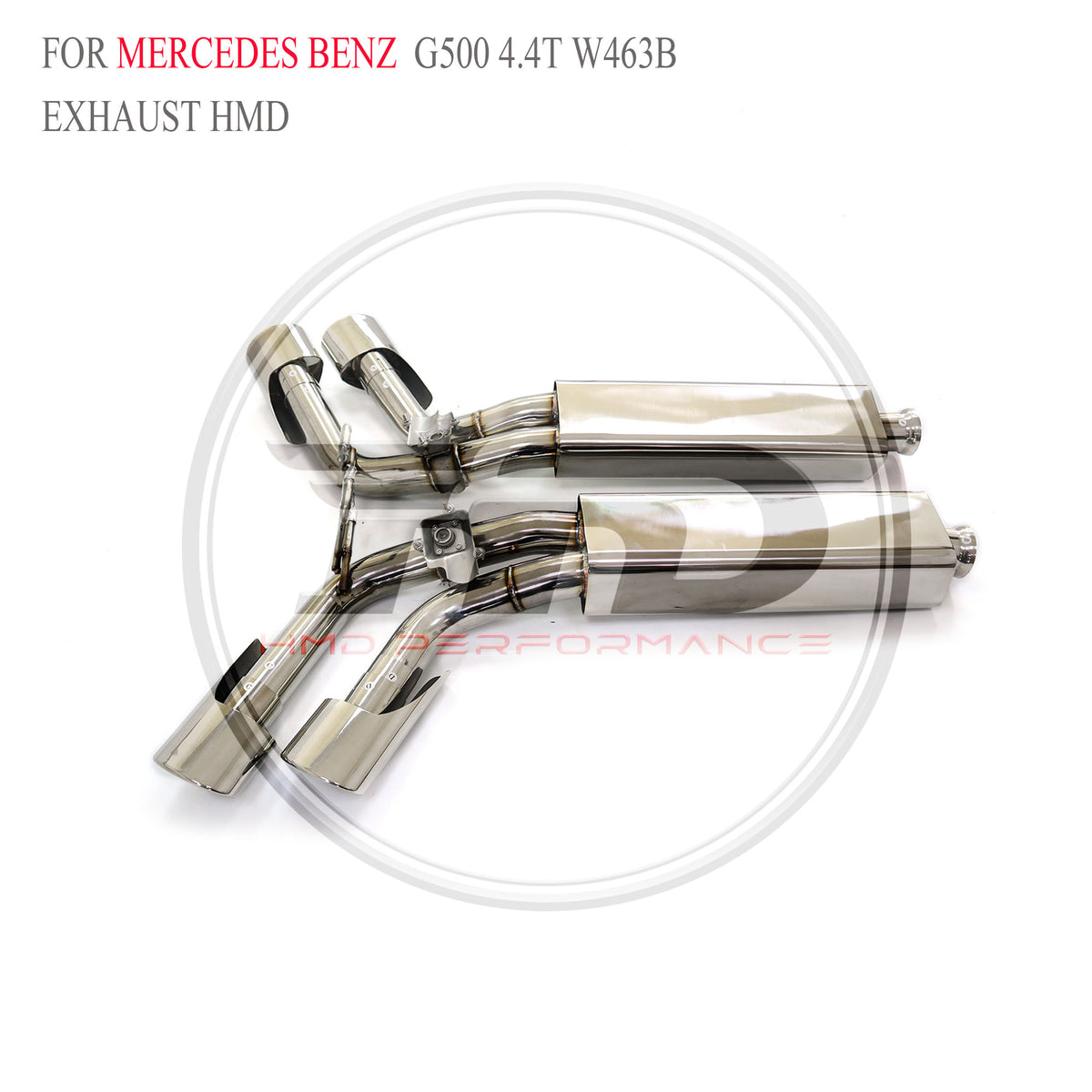 Mercedes-Benz G500 4.4T W463B catback SUS304 Sport Exhaust System - 5