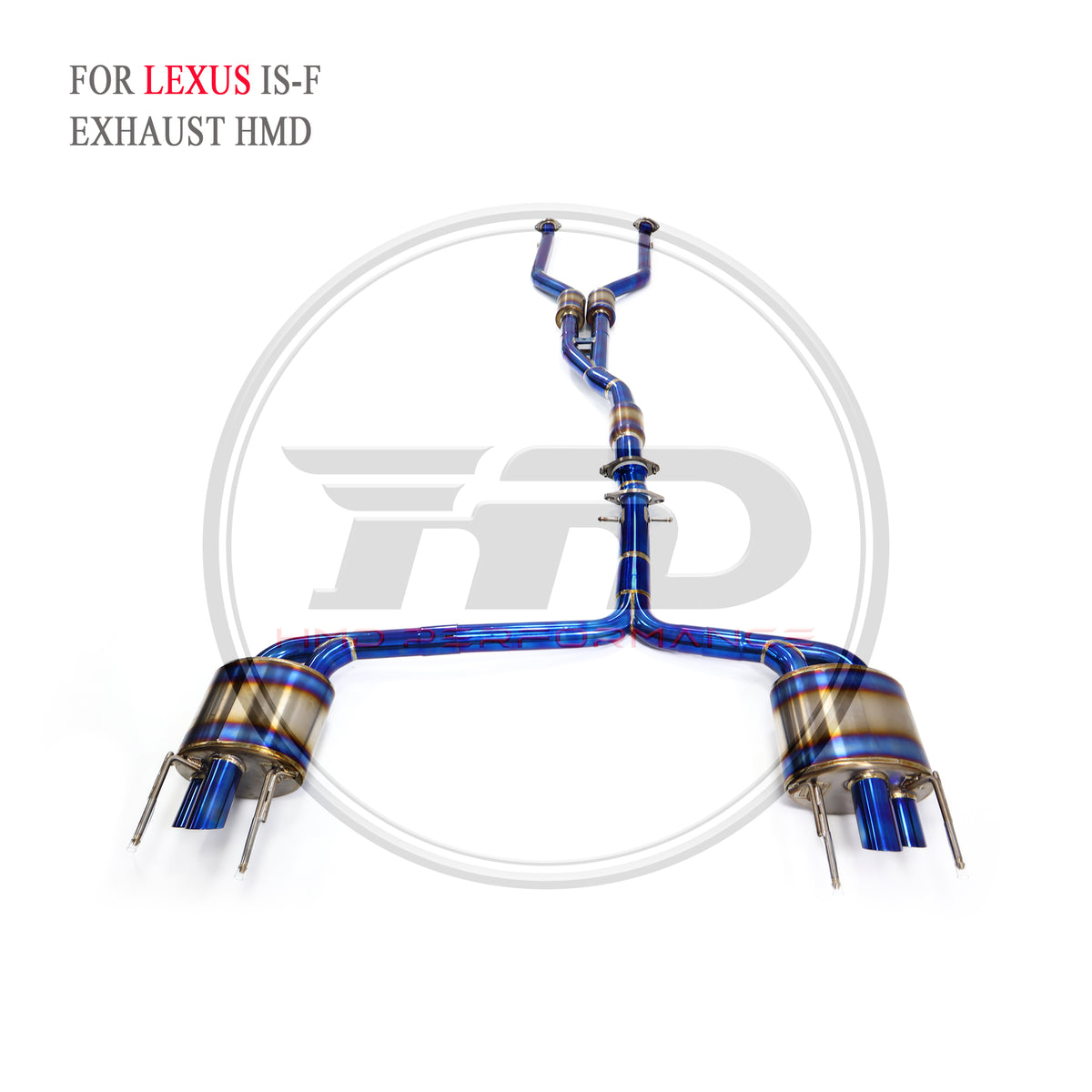 Lexus ISF catback Titanium Sport Exhaust System - 5