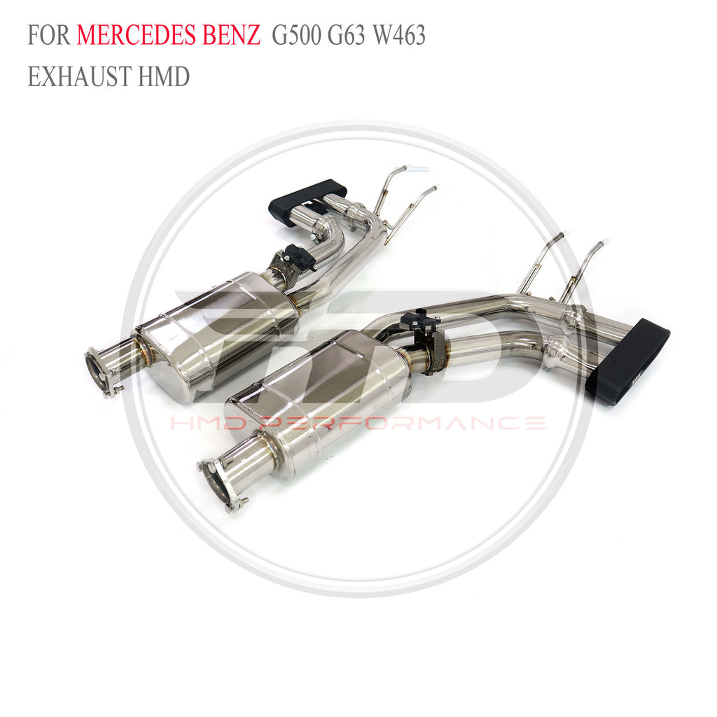 Mercedes-Benz G500 G63 W463 catback SUS304 Racing Grade Exhaust System - 5