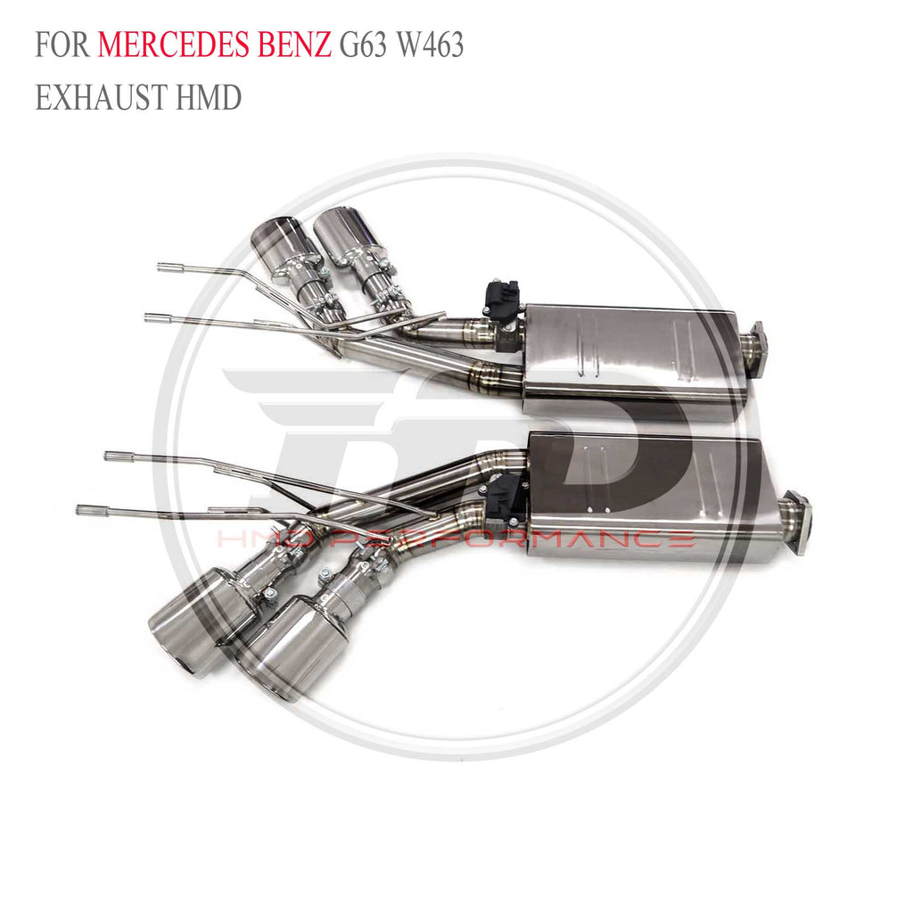 Mercedes-Benz G63 W463 catback Titanium Sport Exhaust System - 5