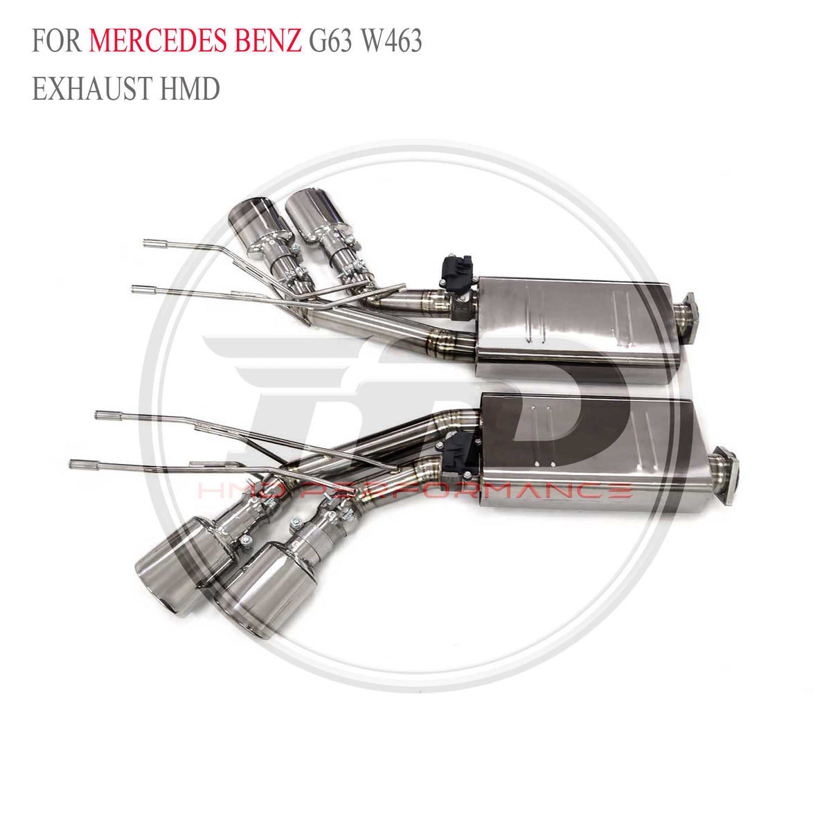 Mercedes-Benz G63 W463 catback Titanium Sport Exhaust System - 5