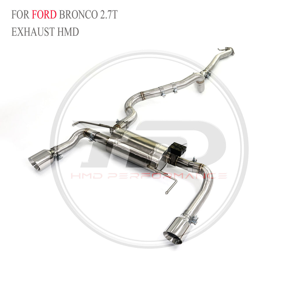 Ford Bronco 2.7T catback SUS304 Racing Grade Exhaust System - 5