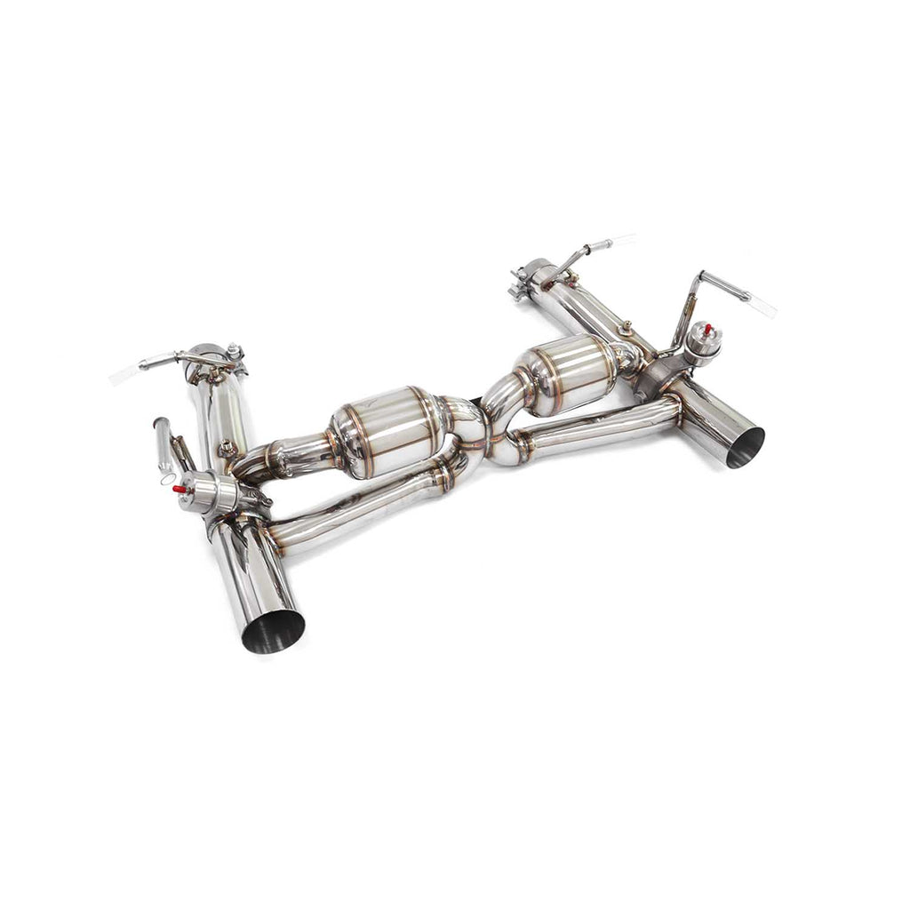 Ferrari F8 3.9T Valved Catback SUS304 Racing Grade Exhaust System - 1