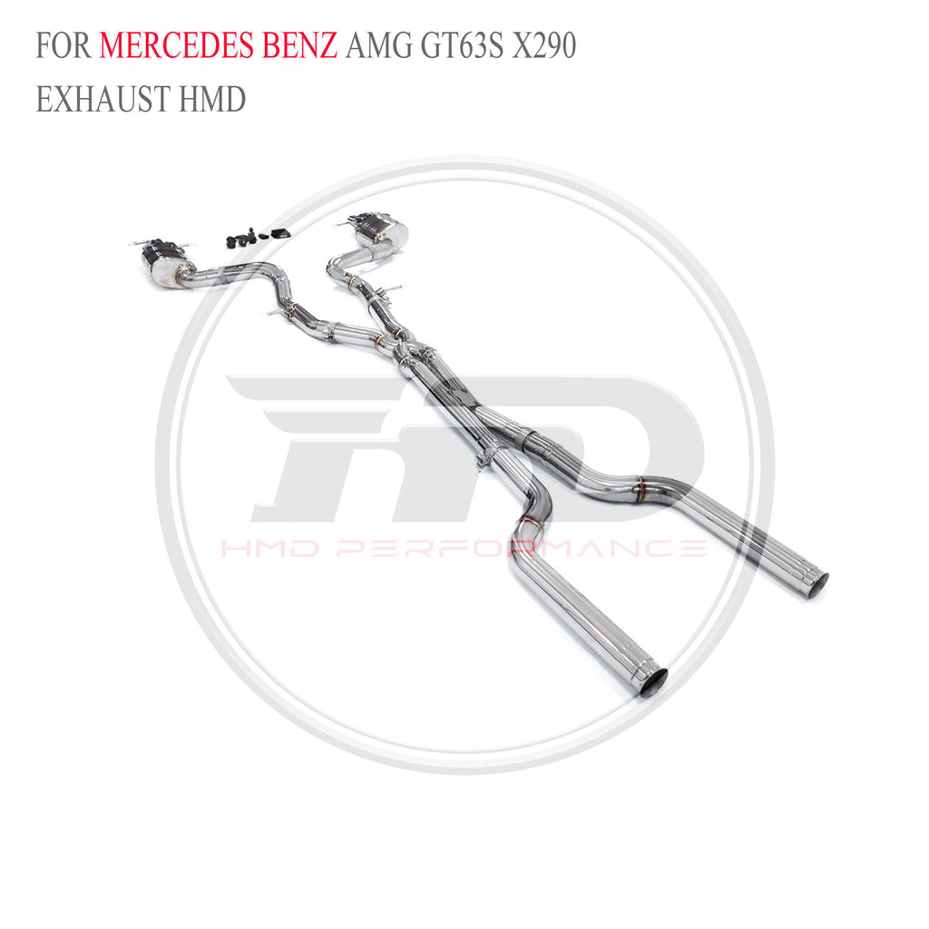 Mercedes-Benz AMG GT63S X290 catback SUS304 Racing Grade Exhaust System - 6