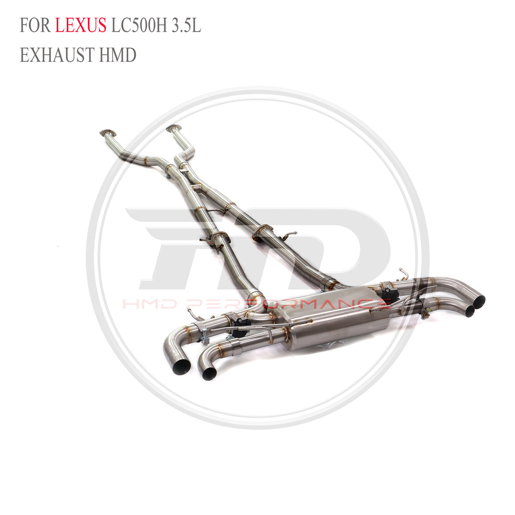 Lexus LC500h 3.5L catback SUS304 Valved Sport Exhaust System - 2