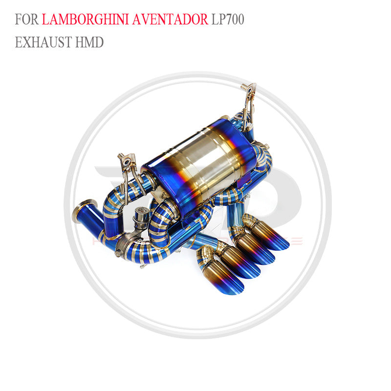 Lamborghini Aventador LP700 Valved Catback Titanium Racing Grade Exhaust System - 3