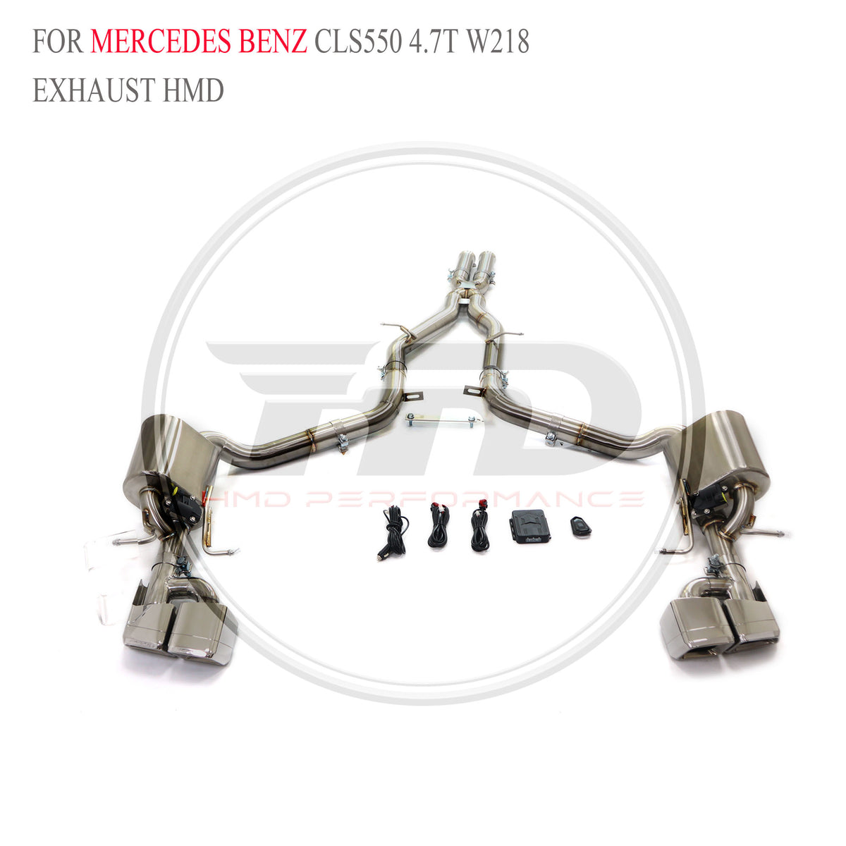Mercedes-Benz CLS550 4.7T W218 catback SUS304 Racing Grade Exhaust System - 3