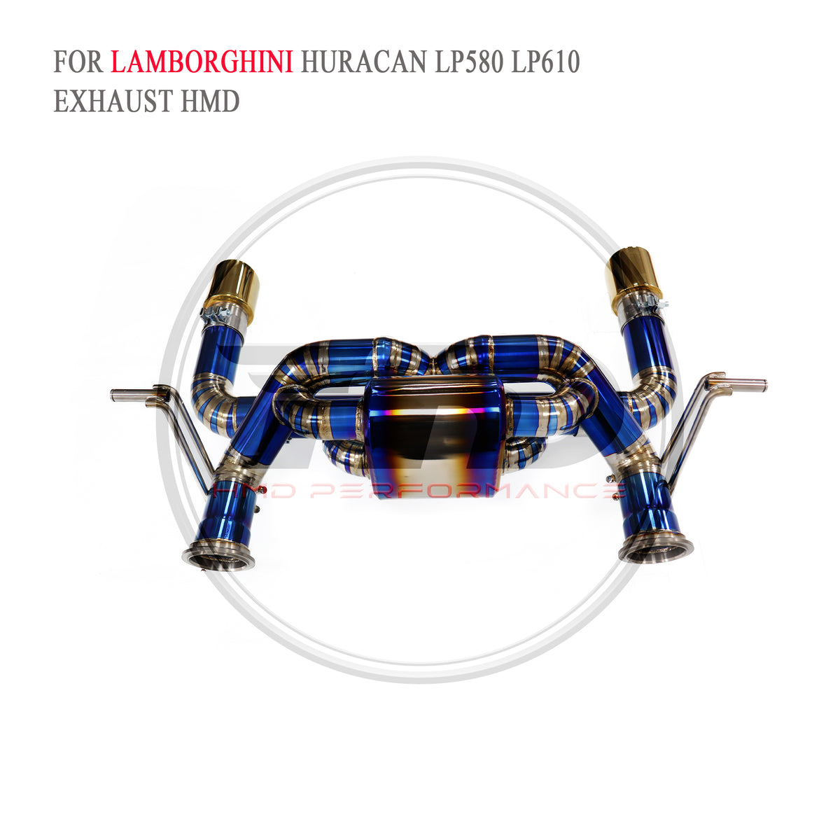 Lamborghini EVO catback Titanium Sport Exhaust System - 2