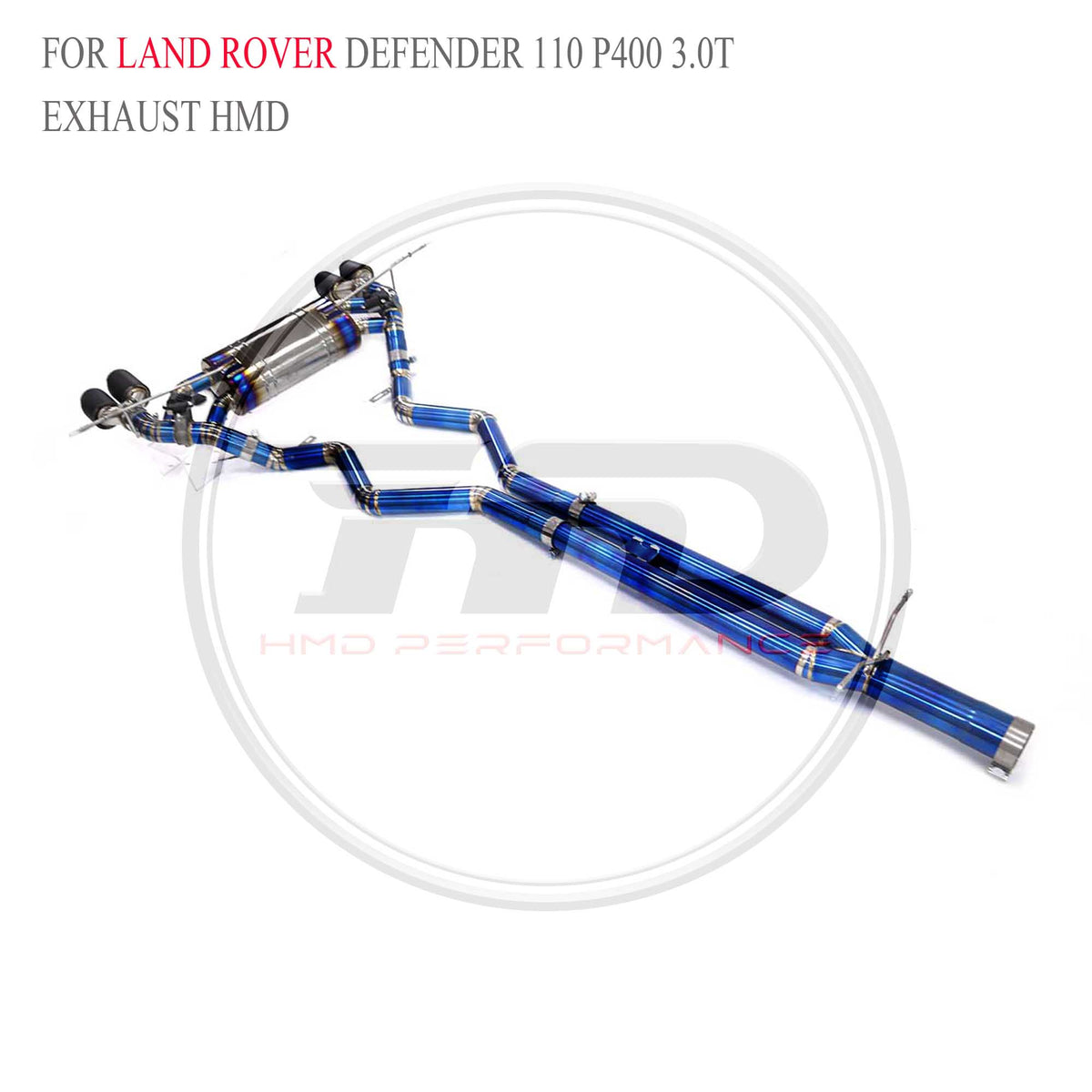 Land Rover Defender 110 P400 3.0T catback Titanium Racing Grade Exhaust System - 5