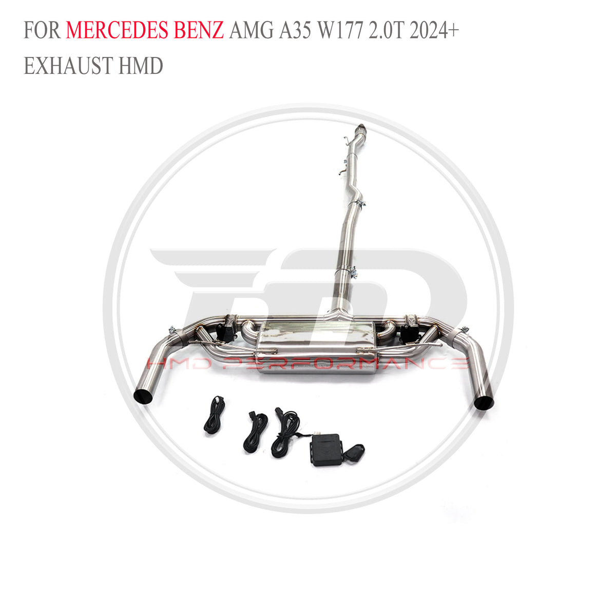 Mercedes-Benz AMG A35 W177 2.0T 2024 catback SUS304 Sport Exhaust System - 3